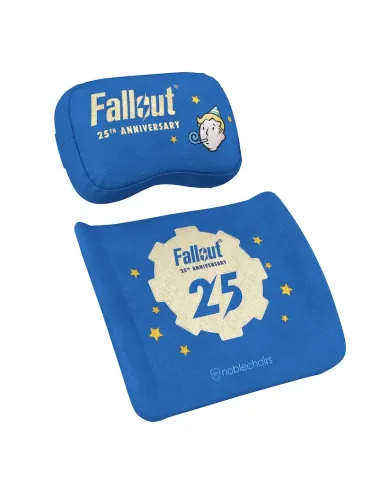 noblechairs Fallout 25th Anniversary Edition Cuscino per il collo cuscino lombare Blu 2 pz