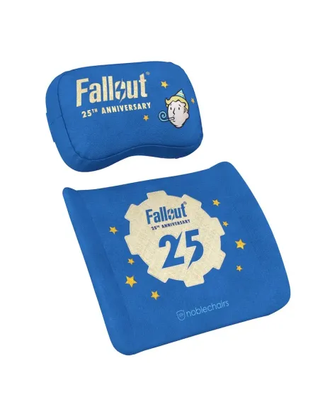 noblechairs Fallout 25th Anniversary Edition Cuscino per il collo cuscino lombare Blu 2 pz