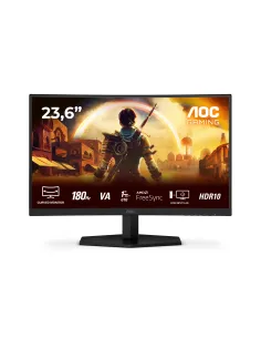 AOC G4 C24G42E Monitor PC 59,9 cm (23.6") 1920 x 1080 Pixel Full HD LED Nero, Rosso