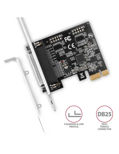 Axagon PCEA-P1N scheda di interfaccia e adattatore Interno Parallelo