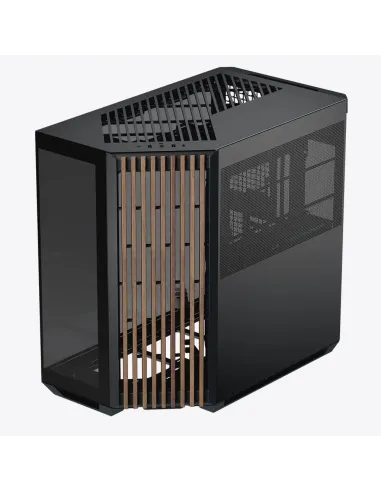 APNX V1-W-BK-v1 Midi Tower Nero, Legno
