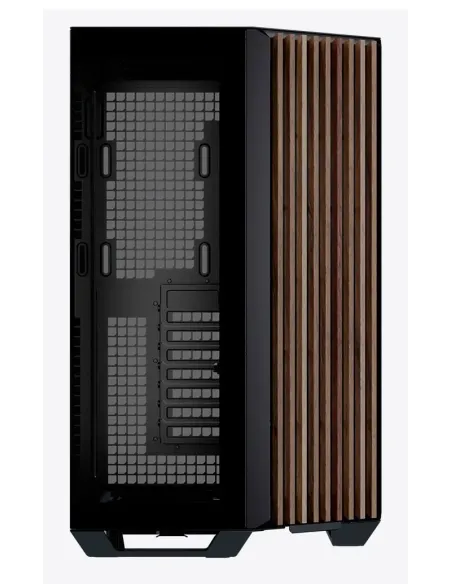 APNX V1-W-BK-v1 Midi Tower Nero, Legno