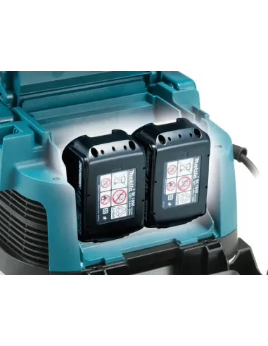 Makita DVC150LZ aspiracenere 15 L Blu, Bianco