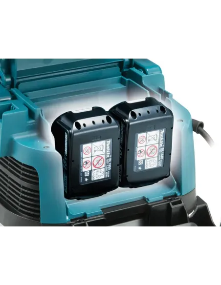Makita DVC150LZ aspiracenere 15 L Blu, Bianco
