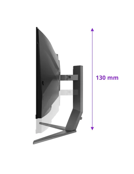 AOC AGON PRO AG346UCD Monitor PC 86,4 cm (34") 3440 x 1440 Pixel Wide Quad HD QD-OLED Nero, Grigio