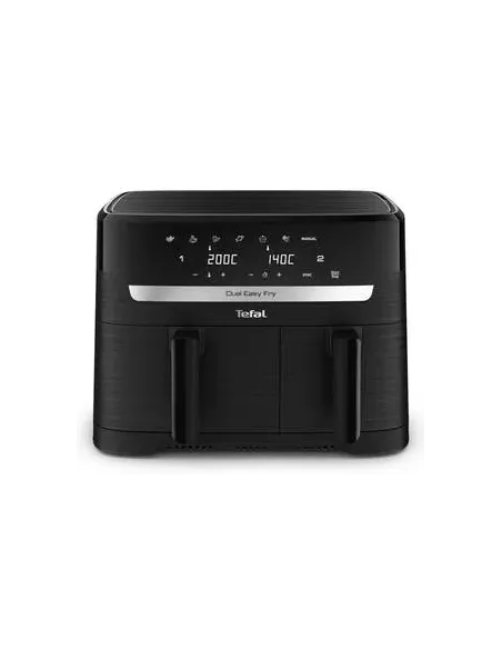 Tefal Easy Fry EY901N Doppia 8,3 L Indipendente 2700 W Friggitrice ad aria calda Nero