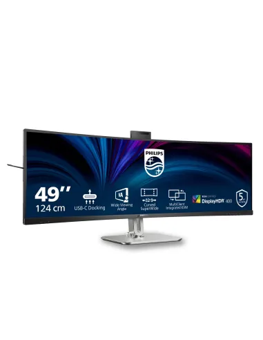 Philips Serie 5000 49B2U5900CH 00 Monitor PC 124 cm (48.8") 5120 x 1440 Pixel Dual QHD LCD Nero