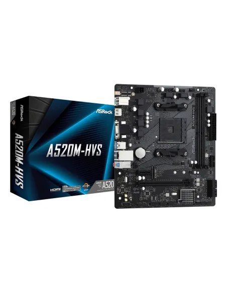 Asrock A520M-HVS AMD A520 Socket AM4 micro ATX