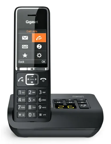 Gigaset COMFORT 550A Telefono analogico Identificatore di chiamata Nero