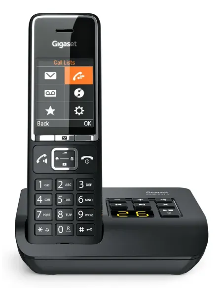 Gigaset COMFORT 550A Telefono analogico Identificatore di chiamata Nero