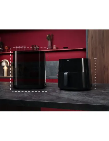 AEG AAF3B Singolo 3,3 L Indipendente 1350 W Friggitrice ad aria calda Nero