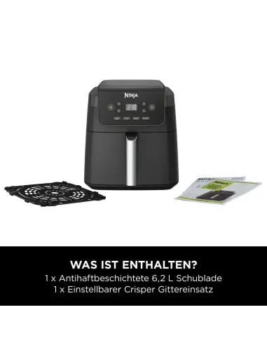 Ninja AF170EU friggitrice Singolo 6,2 L Indipendente 2000 W Friggitrice ad aria calda Nero