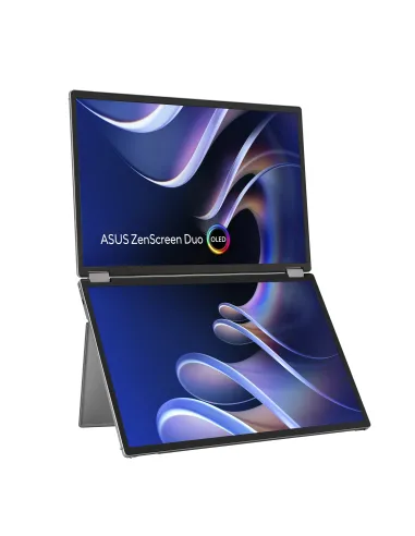 ASUS ZenScreen Duo OLED MQ149CD Monitor PC 35,6 cm (14") 1920 x 1200 Pixel WUXGA Argento