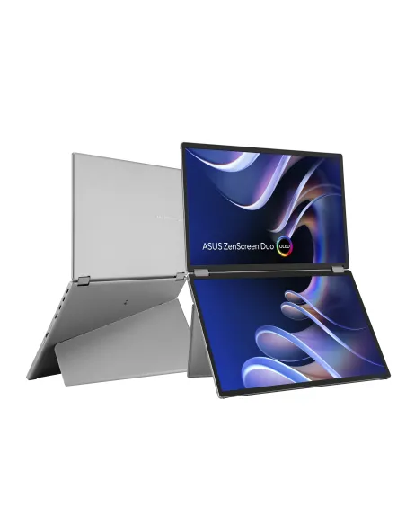 ASUS ZenScreen Duo OLED MQ149CD Monitor PC 35,6 cm (14") 1920 x 1200 Pixel WUXGA Argento