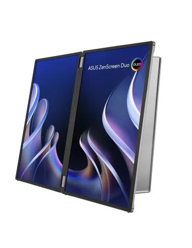 ASUS ZenScreen Duo OLED MQ149CD Monitor PC 35,6 cm (14") 1920 x 1200 Pixel WUXGA Argento