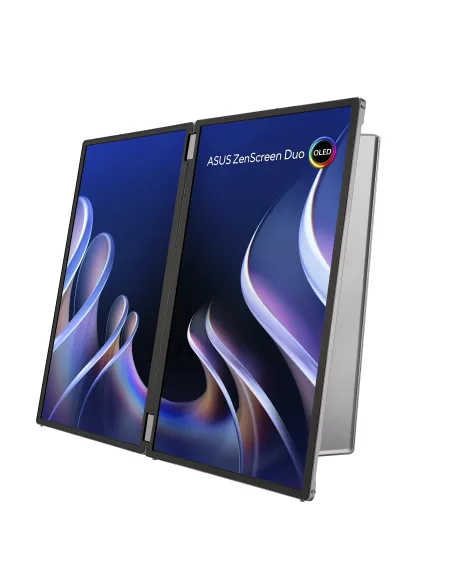 ASUS ZenScreen Duo OLED MQ149CD Monitor PC 35,6 cm (14") 1920 x 1200 Pixel WUXGA Argento