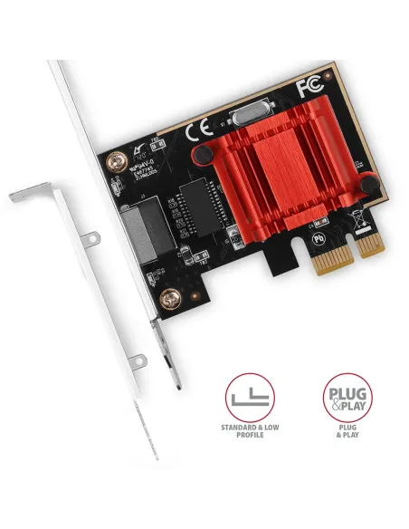 Axagon PCEE-GIX scheda di rete e adattatore Interno Ethernet 1000 Mbit s