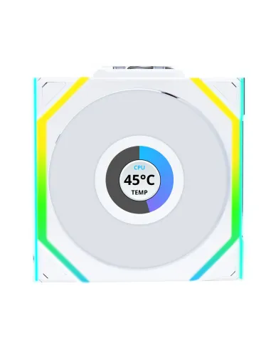 Lian Li UNI FAN SL Wireless LCD 120 Reverse Blade Case per computer Ventilatore 12 cm Bianco 1 pz