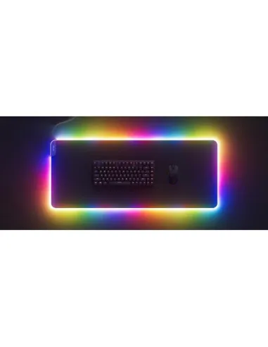 Hyte CNVS Intense Play Mat qRGB Gaming Mauspad - schwarz