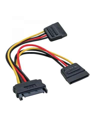 InLine Cavo di alimentazione a Y, 1x Sata 15pin M a 2x SATA 15pin F,
