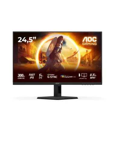 AOC G4 25G4SRE Monitor PC 62,2 cm (24.5") 1920 x 1080 Pixel Full HD LED Nero, Rosso