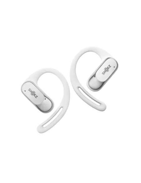 SHOKZ OpenFit Air, weiss Auricolare Wireless A clip Chiamate Musica Sport Tutti i giorni Bluetooth Bianco