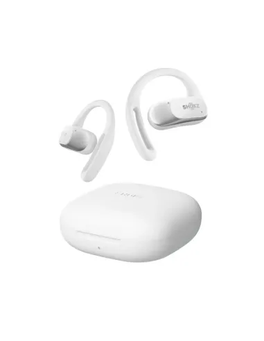 SHOKZ OpenFit Air, weiss Auricolare Wireless A clip Chiamate Musica Sport Tutti i giorni Bluetooth Bianco