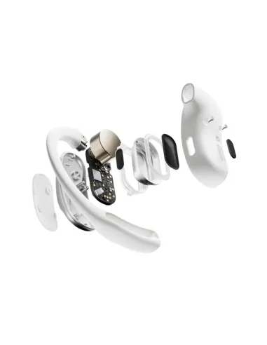 SHOKZ OpenFit Air, weiss Auricolare Wireless A clip Chiamate Musica Sport Tutti i giorni Bluetooth Bianco