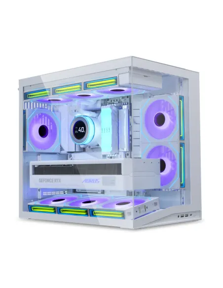 Lian Li 011 Dynamic Mini O11 DYNAMIC MINI V2 Mini Tower Bianco