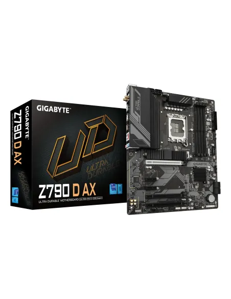 GIGABYTE Z790 D AX Scheda madre - Supporta CPU Intel Core di 14a generazione, VRM digitale a 12+1+1 fasi, fino a 7600MHz DDR5