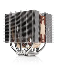 Noctua NH-D12L sistema di raffreddamento per computer Processore Raffreddatore d'aria Alluminio, Beige, Marrone