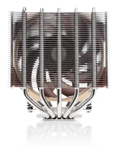 Noctua NH-D12L sistema di raffreddamento per computer Processore Raffreddatore d'aria Alluminio, Beige, Marrone 2