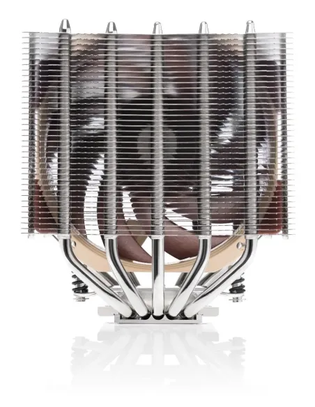 Noctua NH-D12L sistema di raffreddamento per computer Processore Raffreddatore d'aria Alluminio, Beige, Marrone