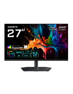 GIGABYTE MO27Q3 Monitor Gaming OLED 27” QHD - 2560 x 1440, 360Hz, 0.03ms, 250 cd m², G-Sync Compatibile, FreeSync Premium Pro,