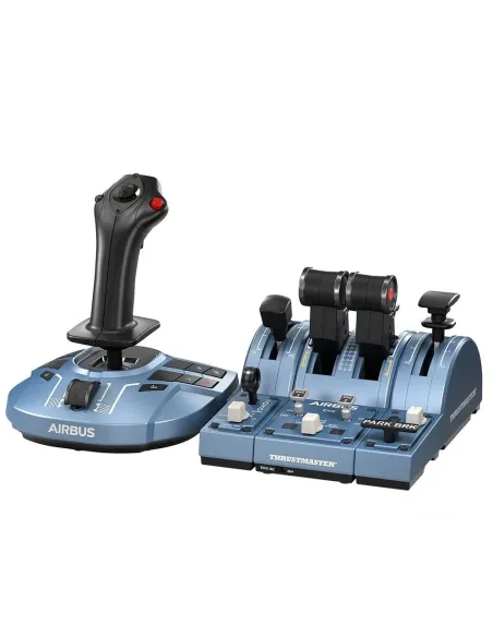 Thrustmaster TCA Captain Pack X Airbus Edition Nero, Grigio USB Joystick + leva di controllo del motore Analogico PC, Xbox