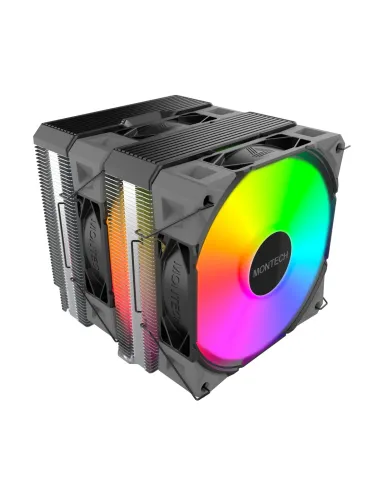 Montech NX600 ARGB Processore Raffreddatore d'aria 12 cm Nero 1 pz