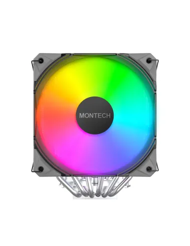 Montech NX600 ARGB Processore Raffreddatore d'aria 12 cm Nero 1 pz