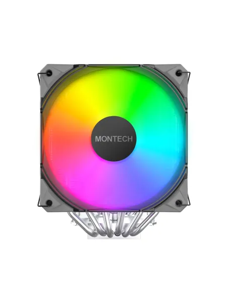 Montech NX600 ARGB Processore Raffreddatore d'aria 12 cm Nero 1 pz