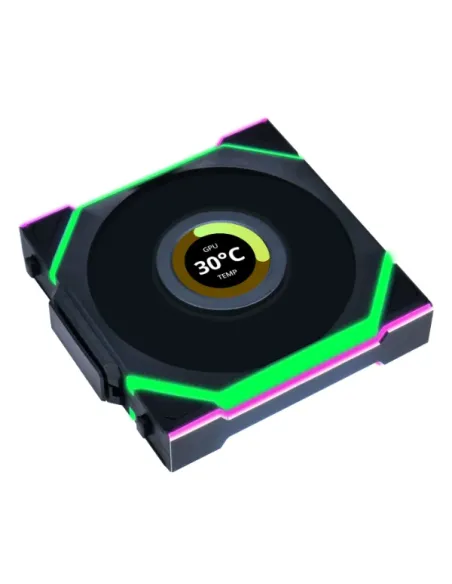 Lian Li UNI FAN SL Wireless LCD 120 Case per computer Ventilatore 12 cm Nero 3 pz