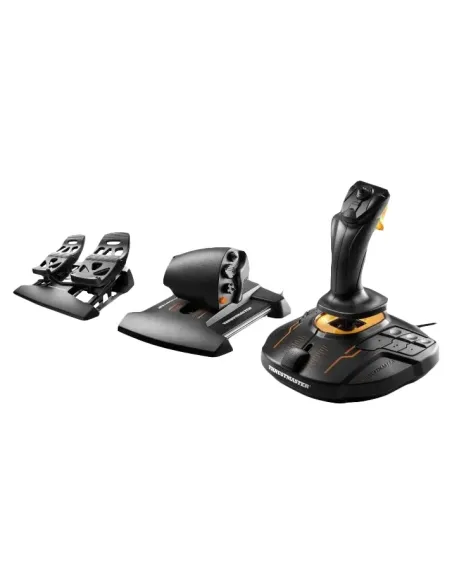 Thrustmaster T-16000M FCS Flight Pack Nero USB Joystick Analogico Digitale MAC, PC