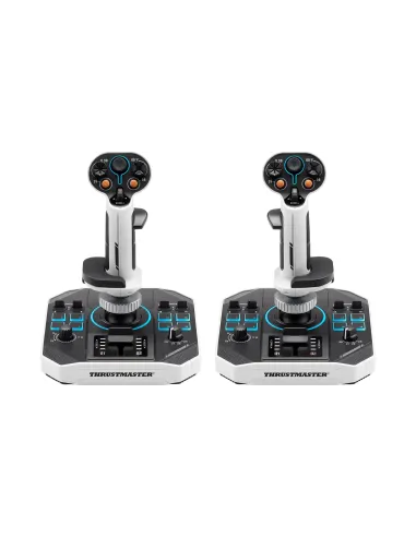 Thrustmaster Sol-R 2 HOSAS Space Sim Duo Nero, Bianco USB Flightstick Analogico Digitale PC