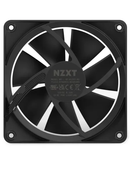 NZXT F120 RGB Case per computer Ventilatore 12 cm Nero 1 pz