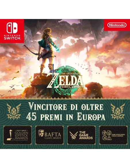 Nintendo The Legend of Zelda Tears of the Kingdom Standard Nintendo Switch