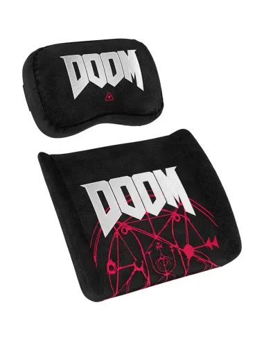 noblechairs DOOM Edition Set di cuscini Nero 2 pz