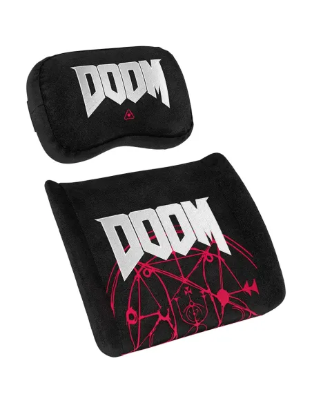 noblechairs DOOM Edition Set di cuscini Nero 2 pz
