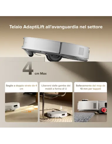 Roborock Qrevo CurvX 0,258 L Bianco