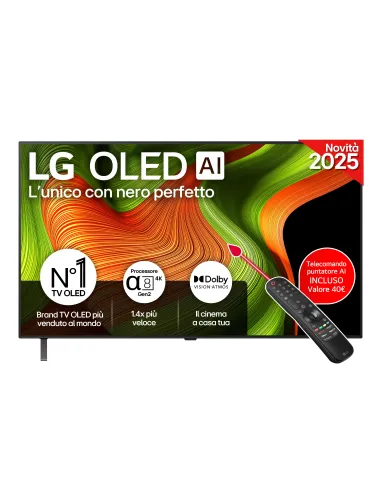 LG OLED AI OLED48B56LA TV Serie B5 48'' 4K, α8 Gen2, Dolby Vision, 20W, 4 HDMI con VRR 120Hz, G-Sync, Smart TV WebOS 25