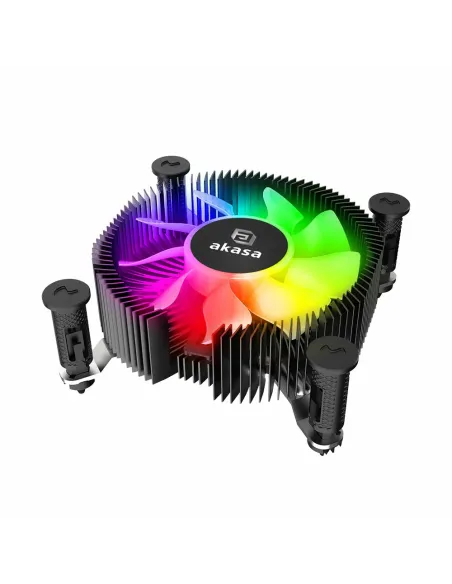 Akasa AK-CC6615BP01 sistema di raffreddamento per computer Processore Raffreddatore d'aria Nero 1 pz