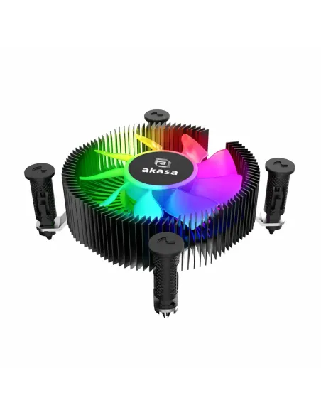 Akasa AK-CC6615BP01 sistema di raffreddamento per computer Processore Raffreddatore d'aria Nero 1 pz