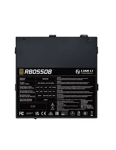 Lian Li RB0550B.B alimentatore per computer 550 W 24-pin ATX ATX Nero